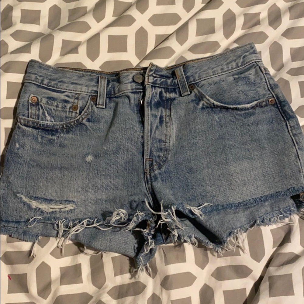 Blue jean shorts! Levi’s premium